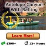 Antelope Canyon With Rafting Button