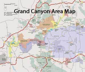 Grand Canyon East Map