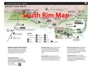 South Rim Overview Map