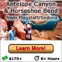 Antelope Canyon Horseshoe Bend Adventures - Learn More button