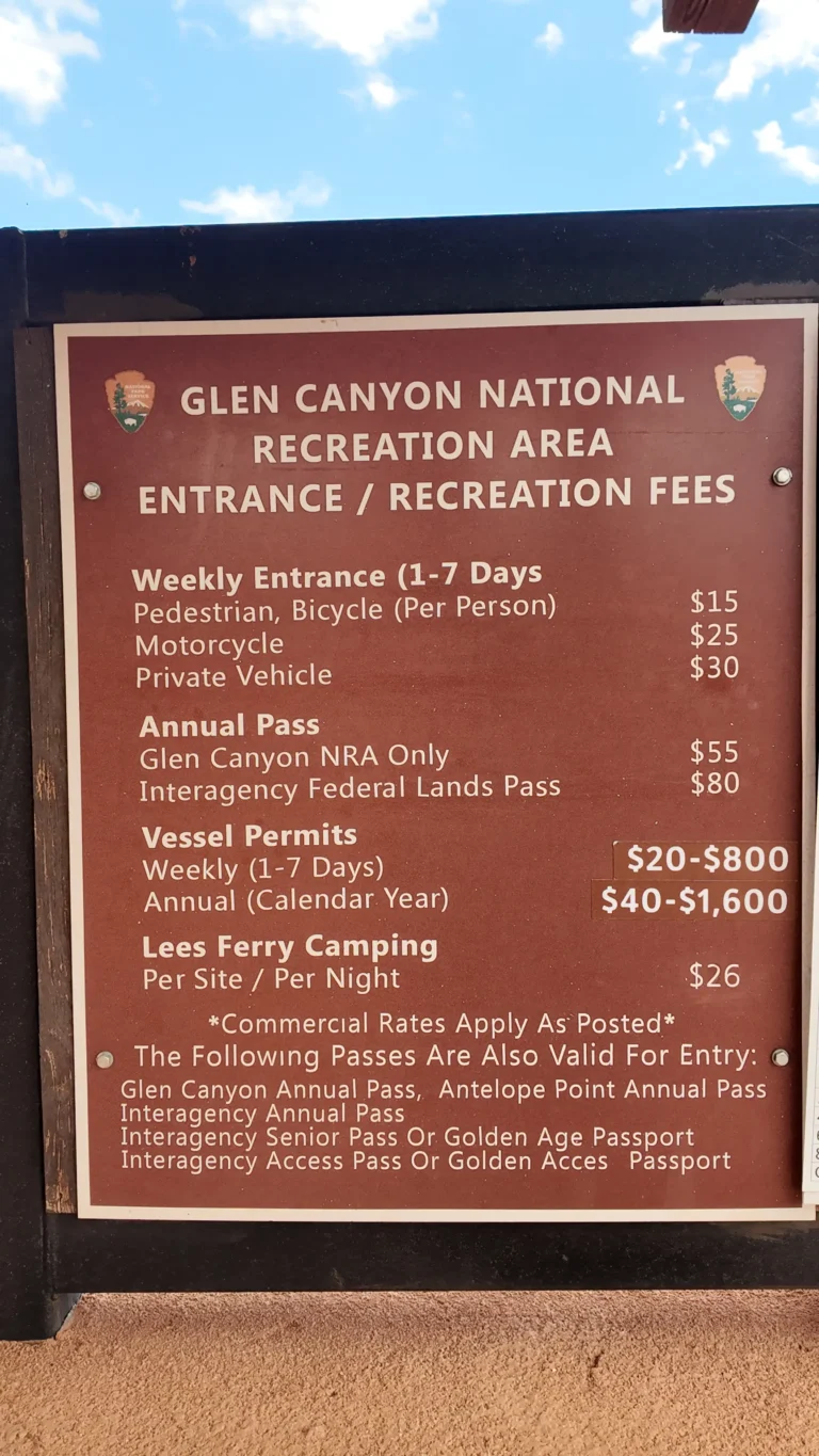 Glen Canyon National Recreation Area – Lees Ferry Entrance Station