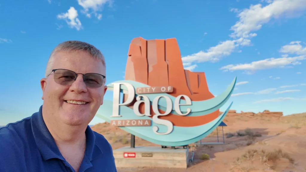 Welcome to City of Page Sign (South)#2