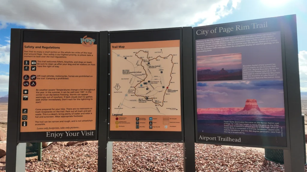Rim Trail – Airport Trailhead#1