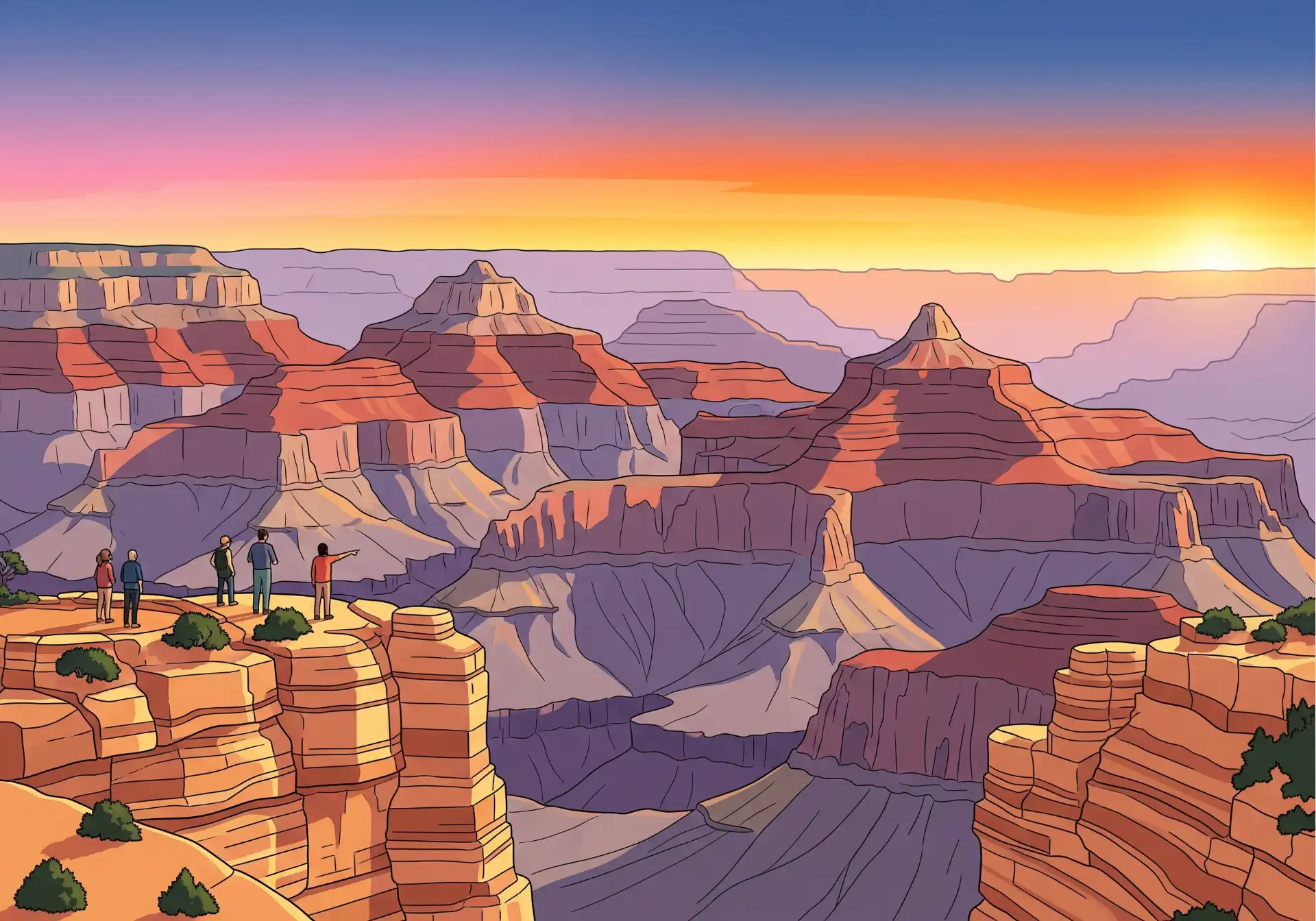 Grand Canyon Sunrise & Sunset [2026]: 8 Best Viewpoints + Times & Tips