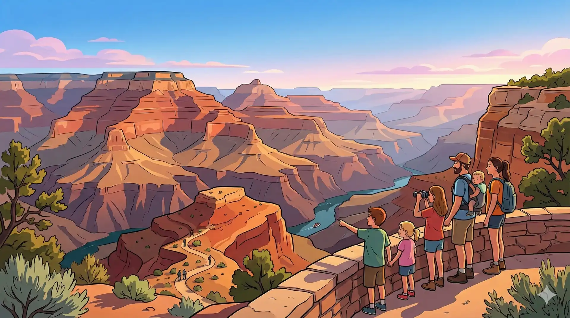 Grand Canyon with Kids: Ages 2-17 Family Guide (2026)